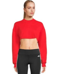 Adidas by Stella McCartney TrueCasuals - Cropped Sportswear Sweatshirt JJ2574 | Hoodies & Sweatshirts