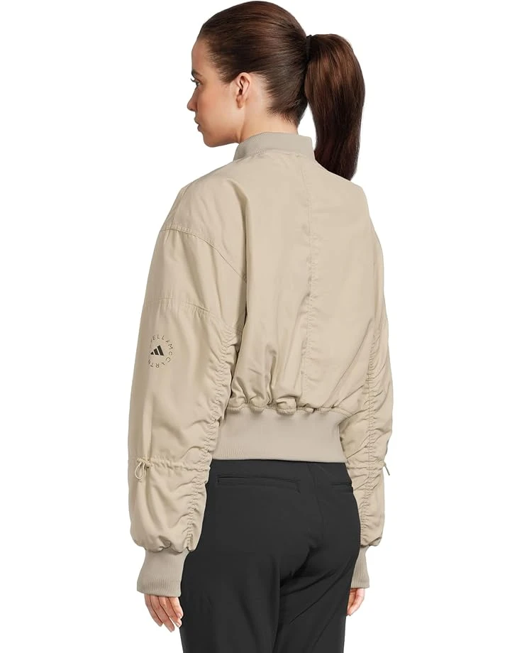 adidas by Stella McCartney Woven Bomber Cropped JF6029 | Coats & Outerwear - Image 3