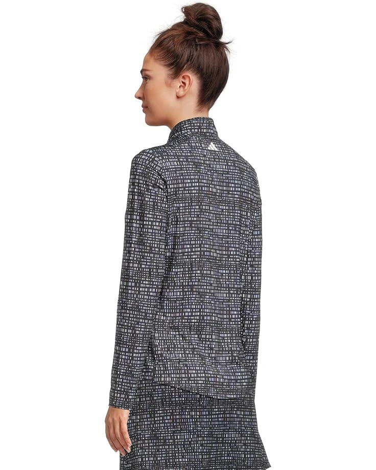 adidas Golf Ultimate365 Printed 1/4 Zip Mock Tee | Shirts & Tops - Image 3