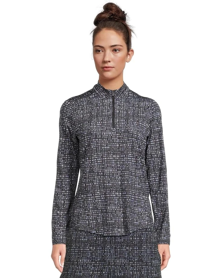 adidas Golf Ultimate365 Printed 1/4 Zip Mock Tee | Shirts & Tops